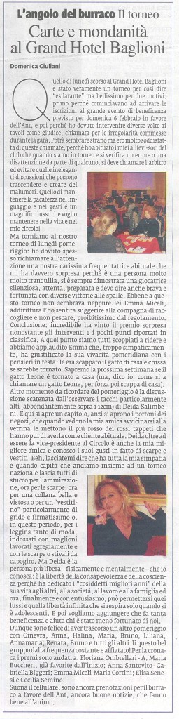 Il Nuovo Corriere di Firenze - Giov.27 gennaio 2011