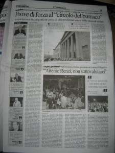Il Nuovo Corriere di Firenze del 4 gennaio 2011 